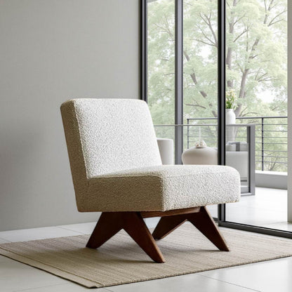 Wabi-Sabi Designer Retro Solid Wood Chair