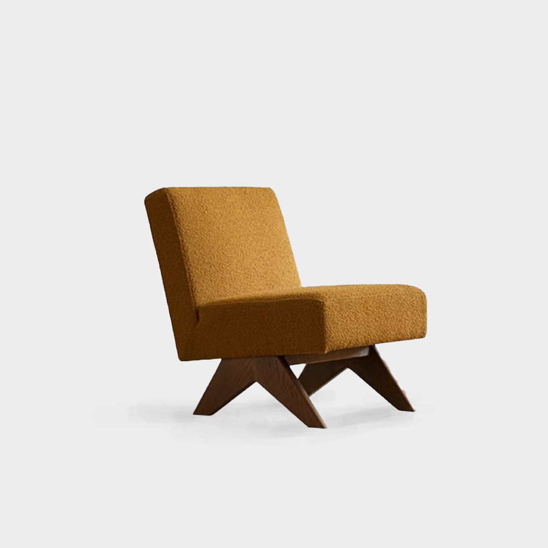 Wabi-Sabi Designer Retro Solid Wood Chair