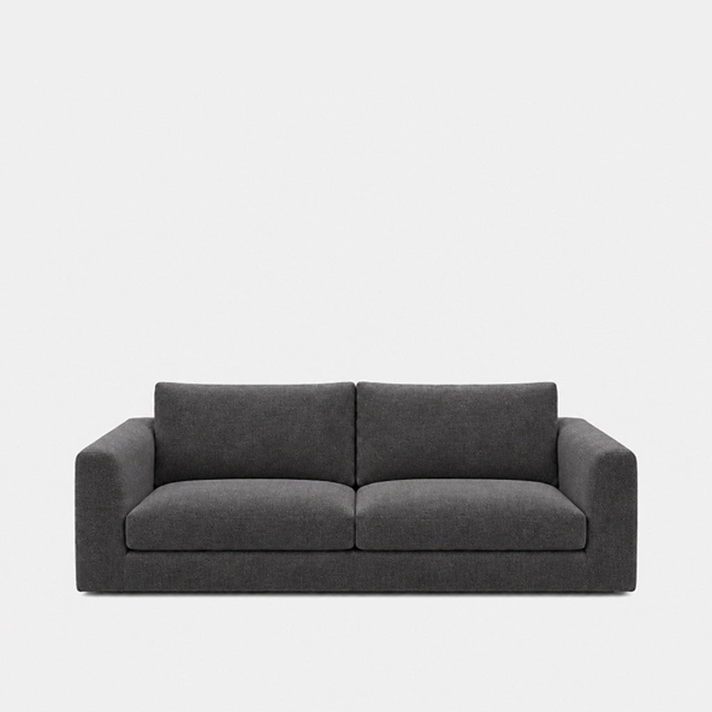 Katrine 2-seater fabric sofa in Cheers Charcoal