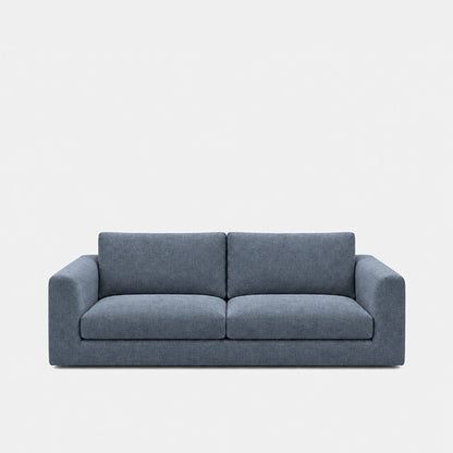 Katrine 2-seater fabric sofa in Cheers Ocean Blue