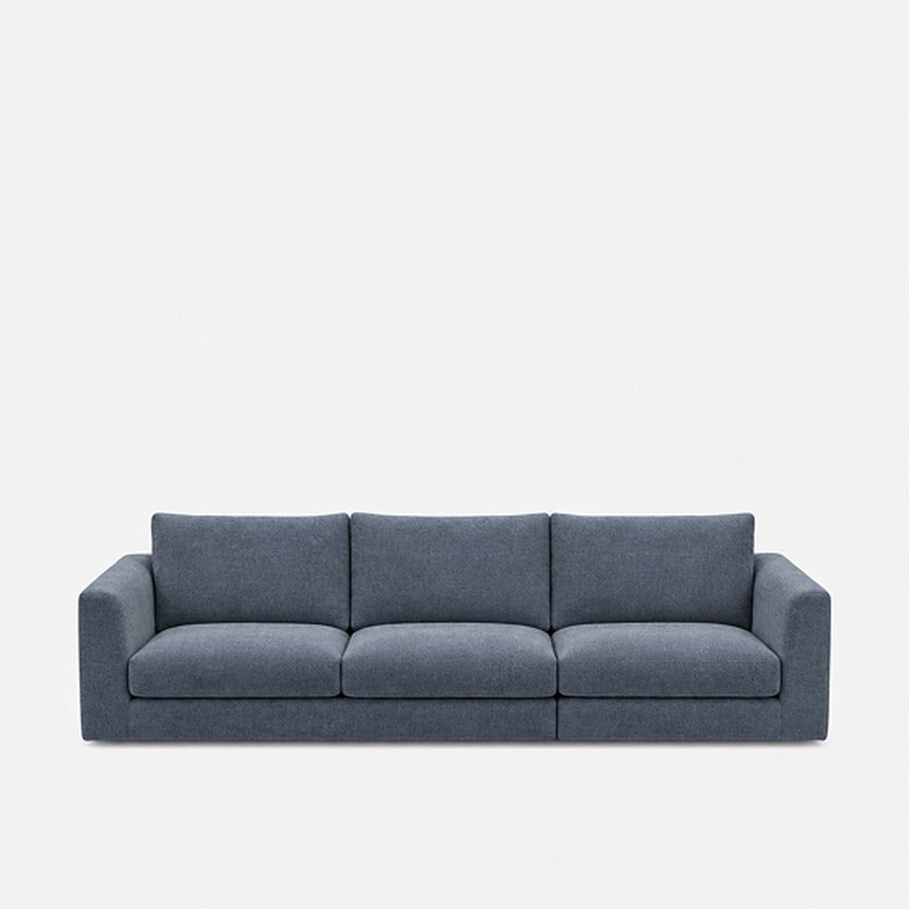 Katrine fabric 3 seater sofa – Cheers Ocean Blue
