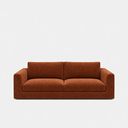 Katrine 2-seater fabric sofa in Danny A Caramel