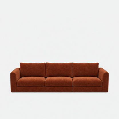 Katrine fabric 3 seater sofa – Danny A Caramel