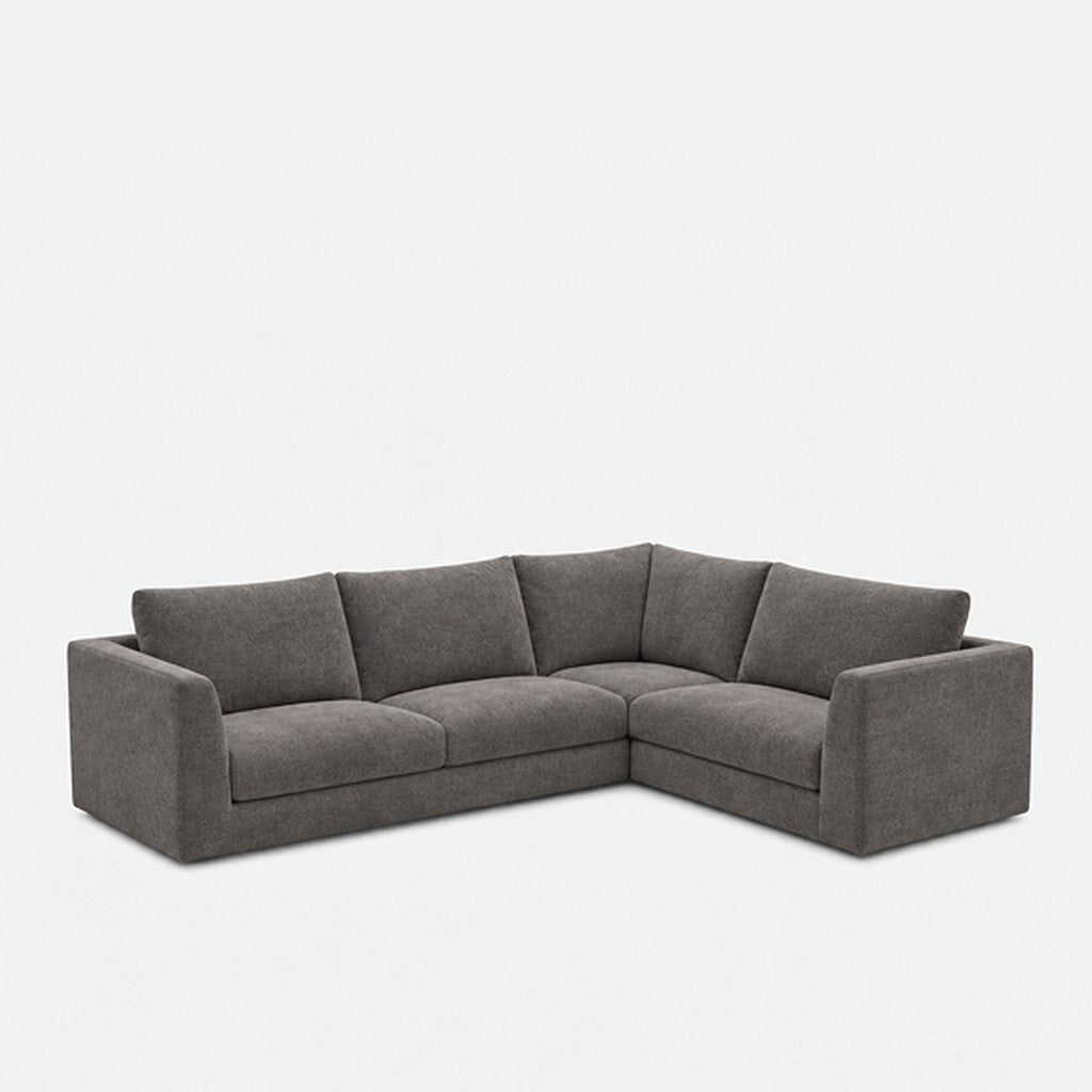 Katrine modular corner sofa fabric L-shape – Danny A Graphite
