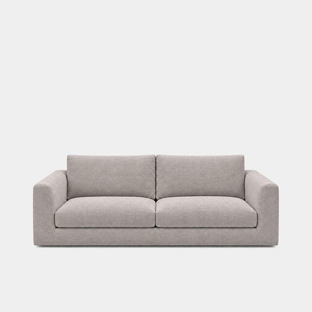 Katrine 2-seater fabric sofa in Danny A Mist