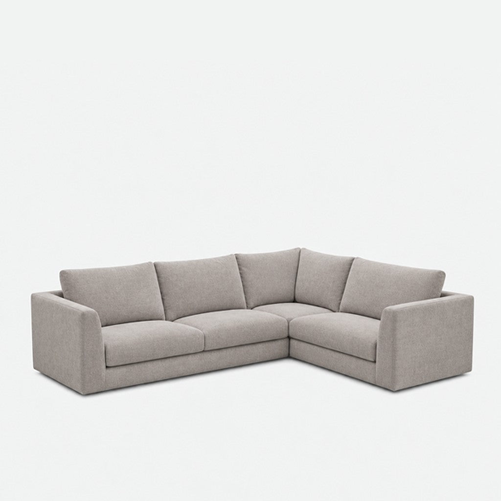 Katrine modular corner sofa fabric L-shape – Danny A Mist