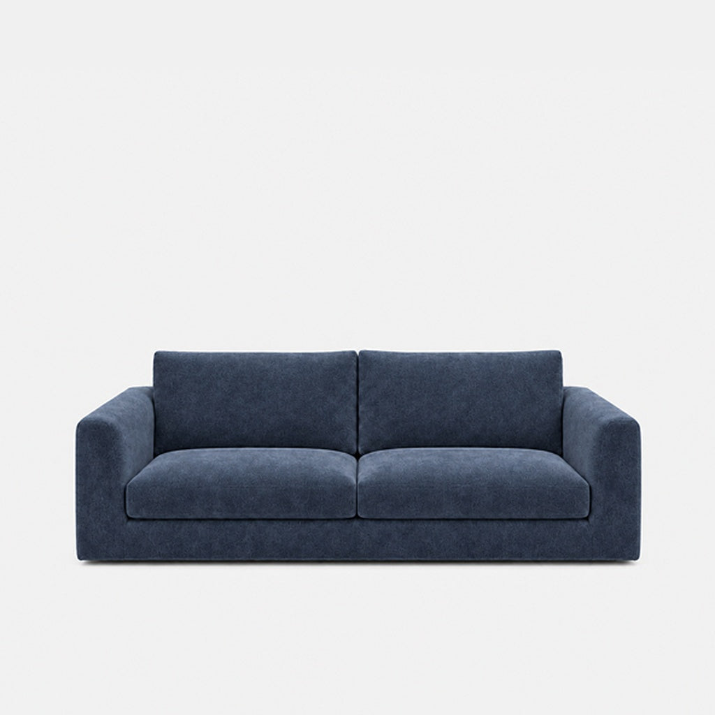Katrine 2-seater fabric sofa in Danny A Ocean Blue