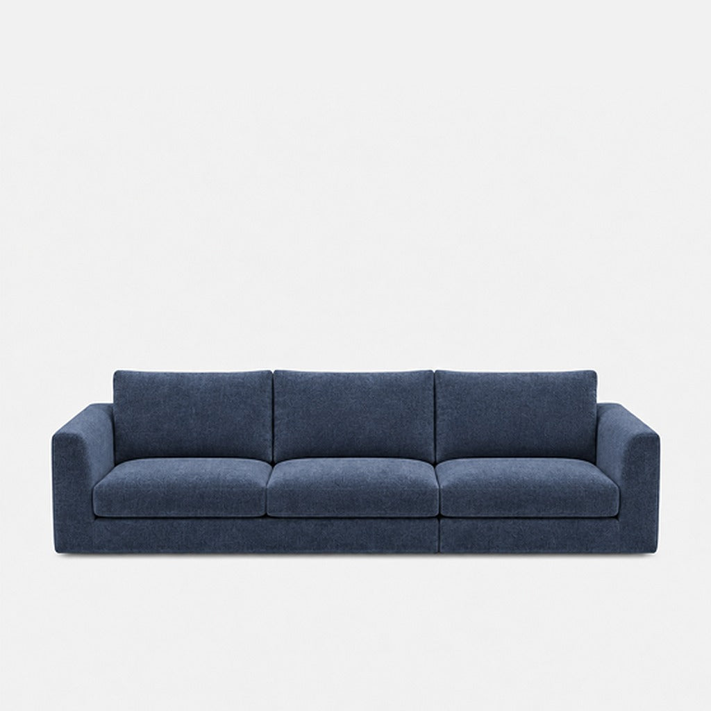 Katrine fabric 3 seater sofa – Danny A Ocean Blue