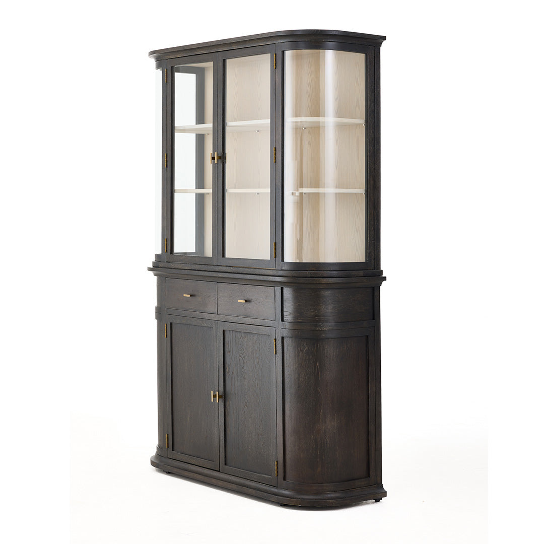 Curved Display Cabinet