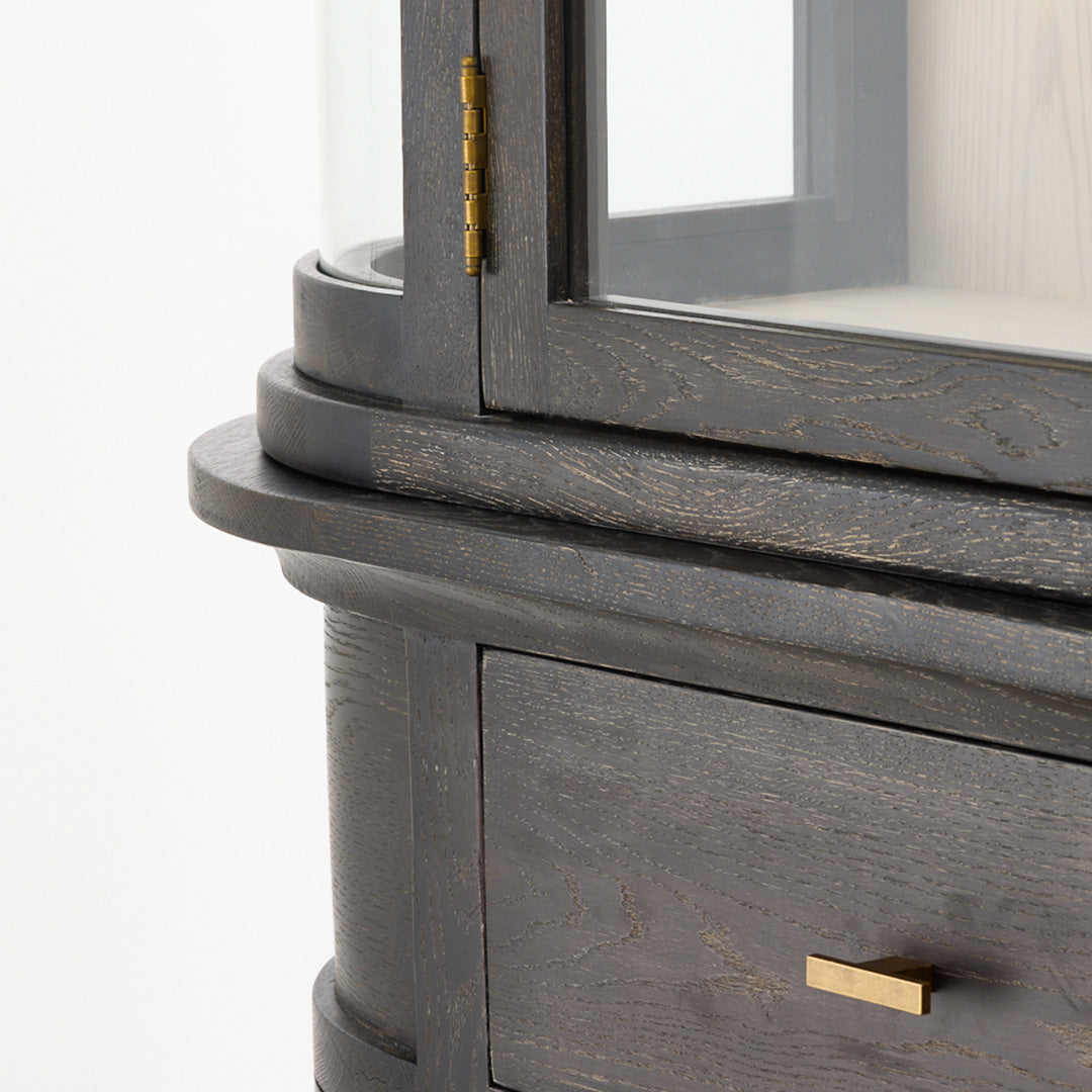 Curved Display Cabinet