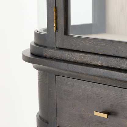 Curved Display Cabinet