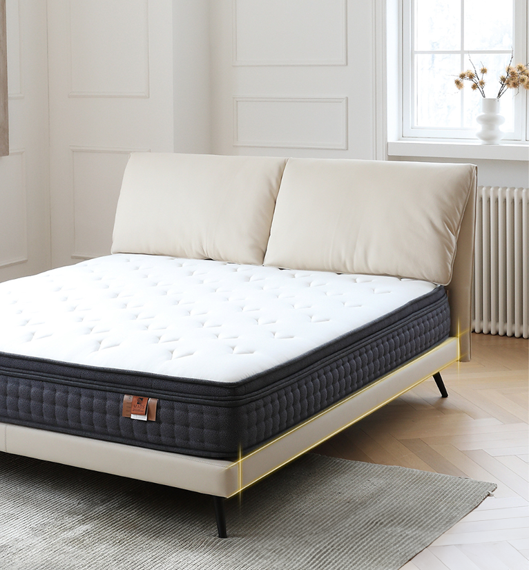  Italian Leather Modern Bed