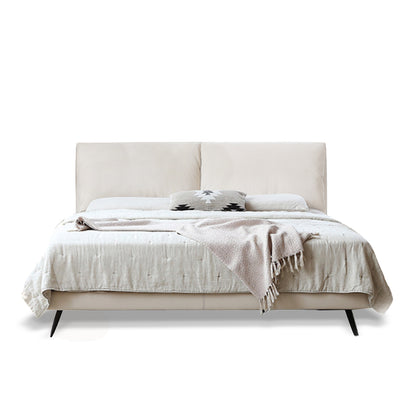 Elin Italian Leather Modern Bed