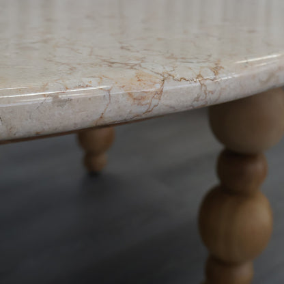 Coffee Table with Marble Top
