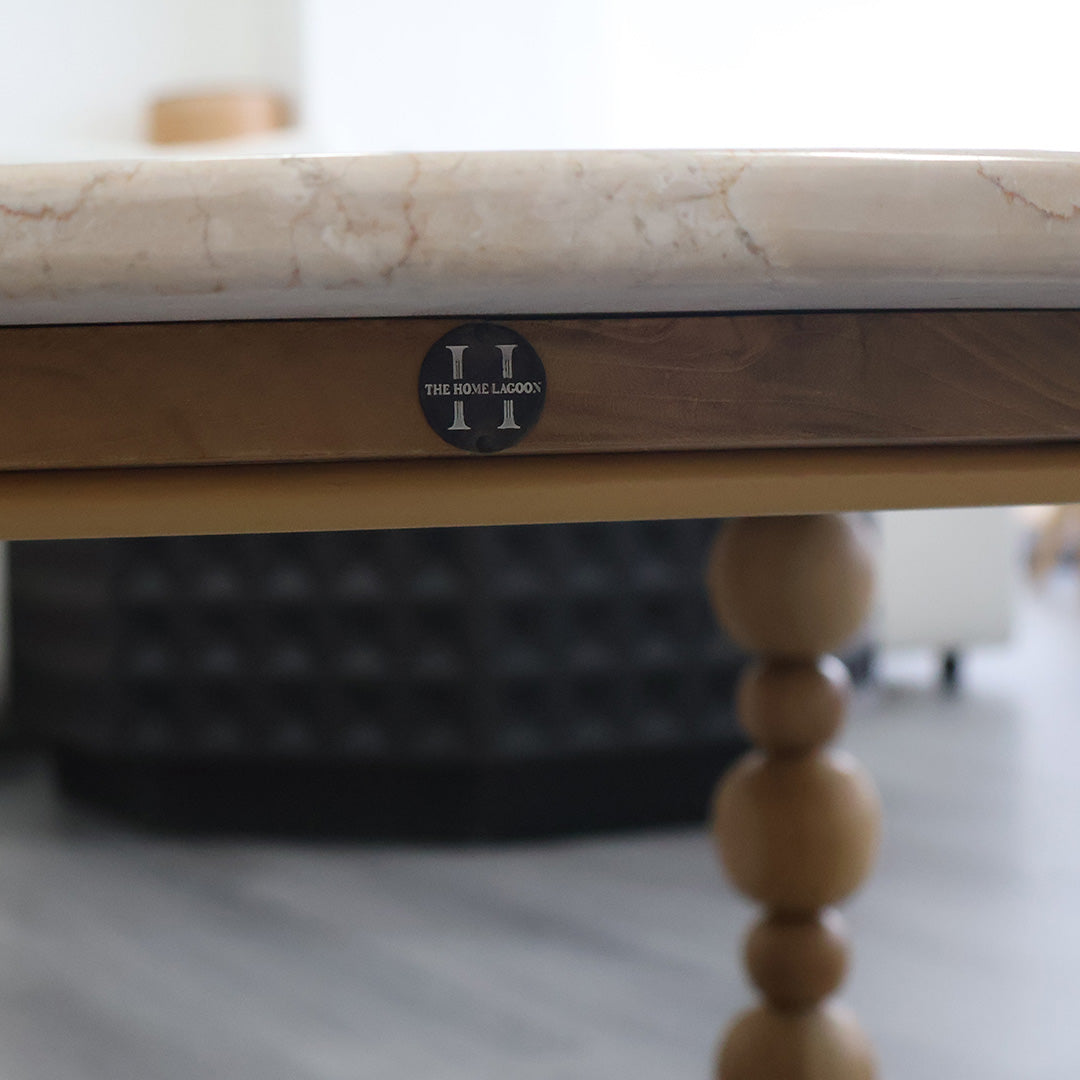 Coffee Table with Marble Top