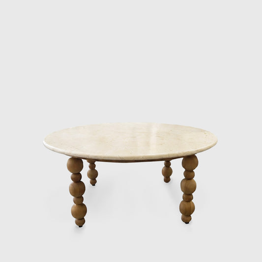 Coffee Table with Marble Top