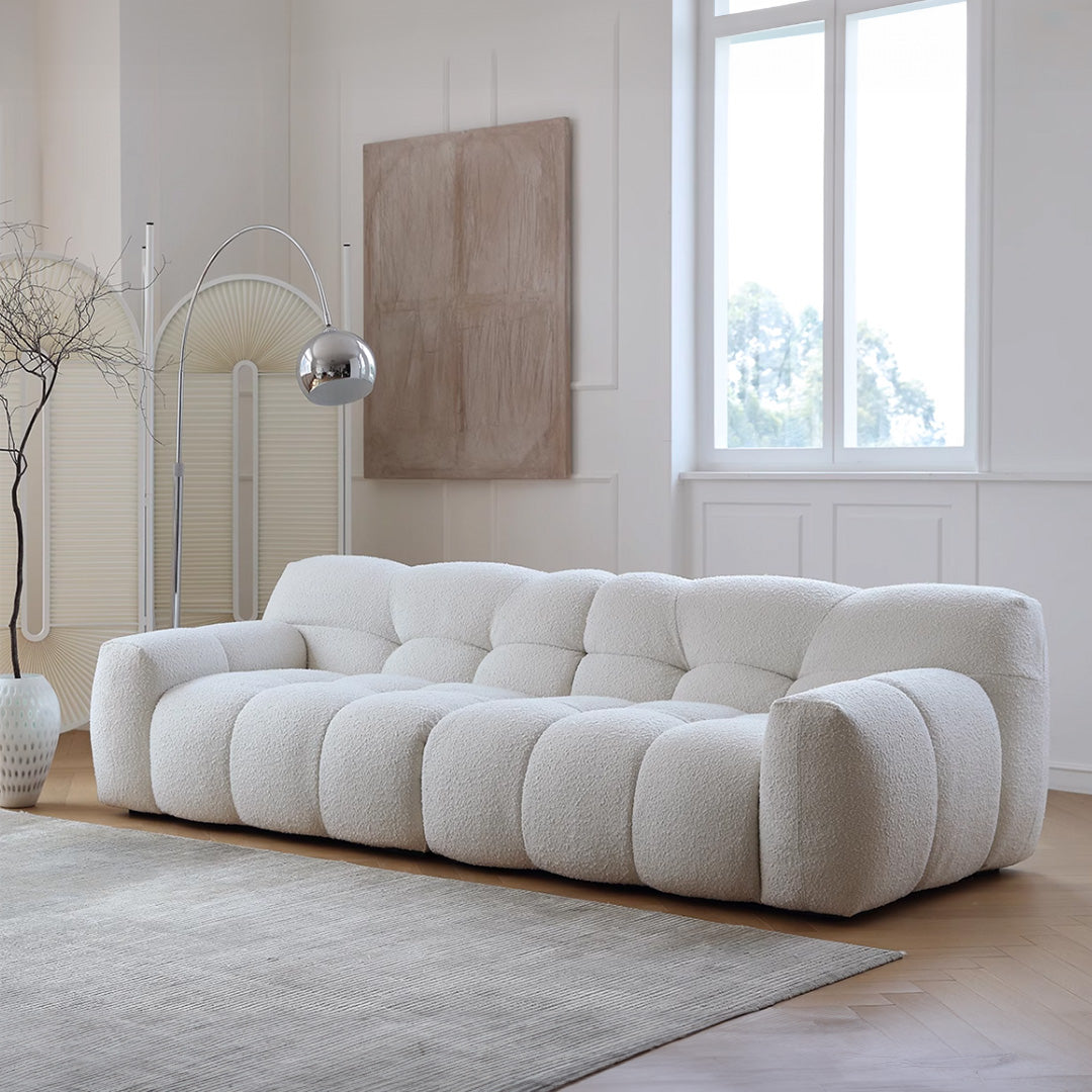 Cream Style Puff Sofa