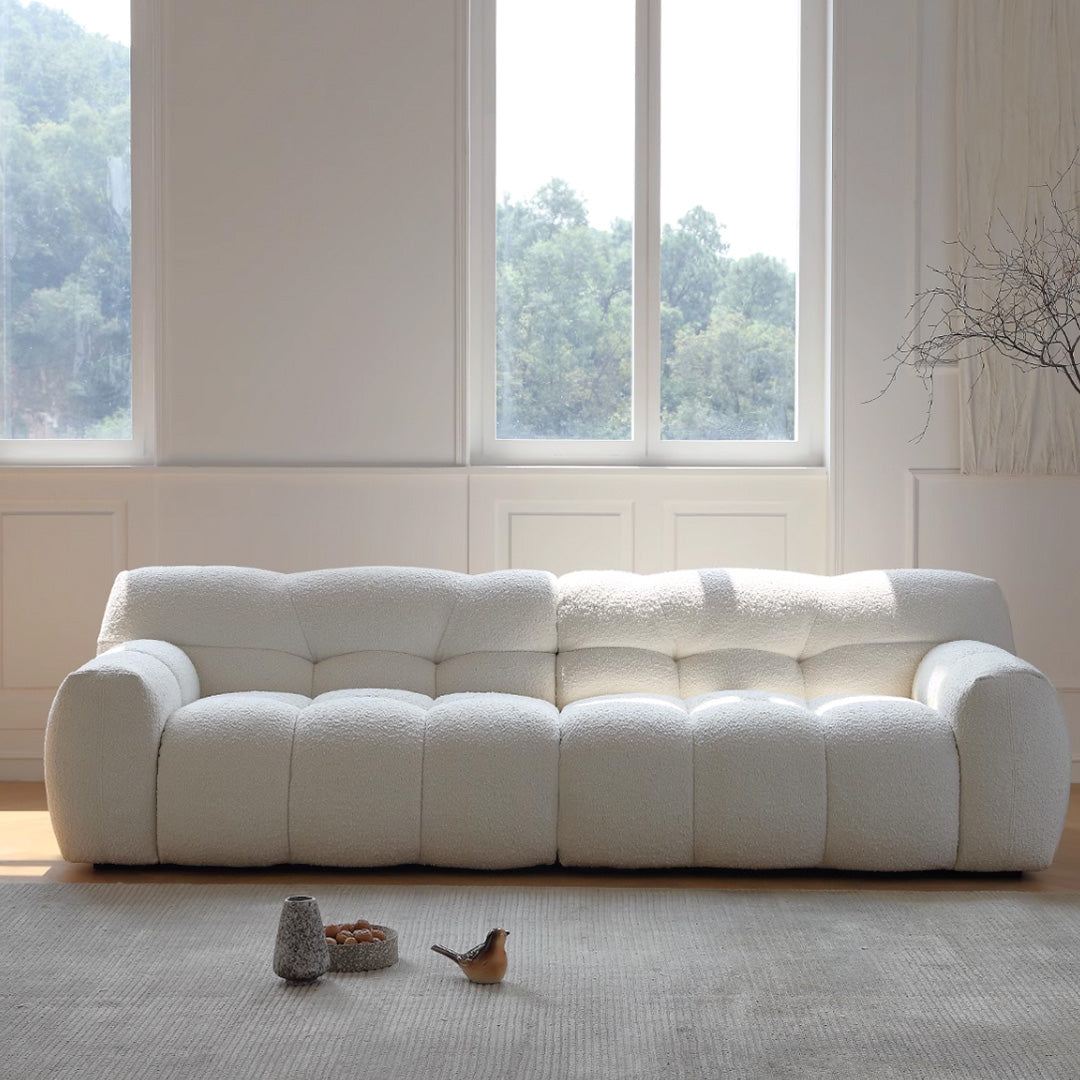 Cream Style Puff Sofa