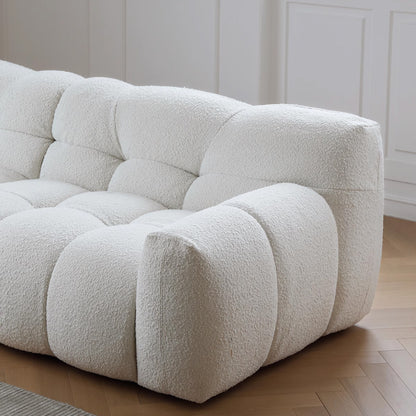 Elsa Cream Style Puff Sofa