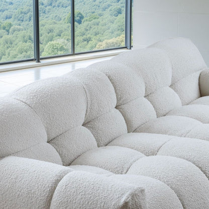 Cream Style Puff Sofa
