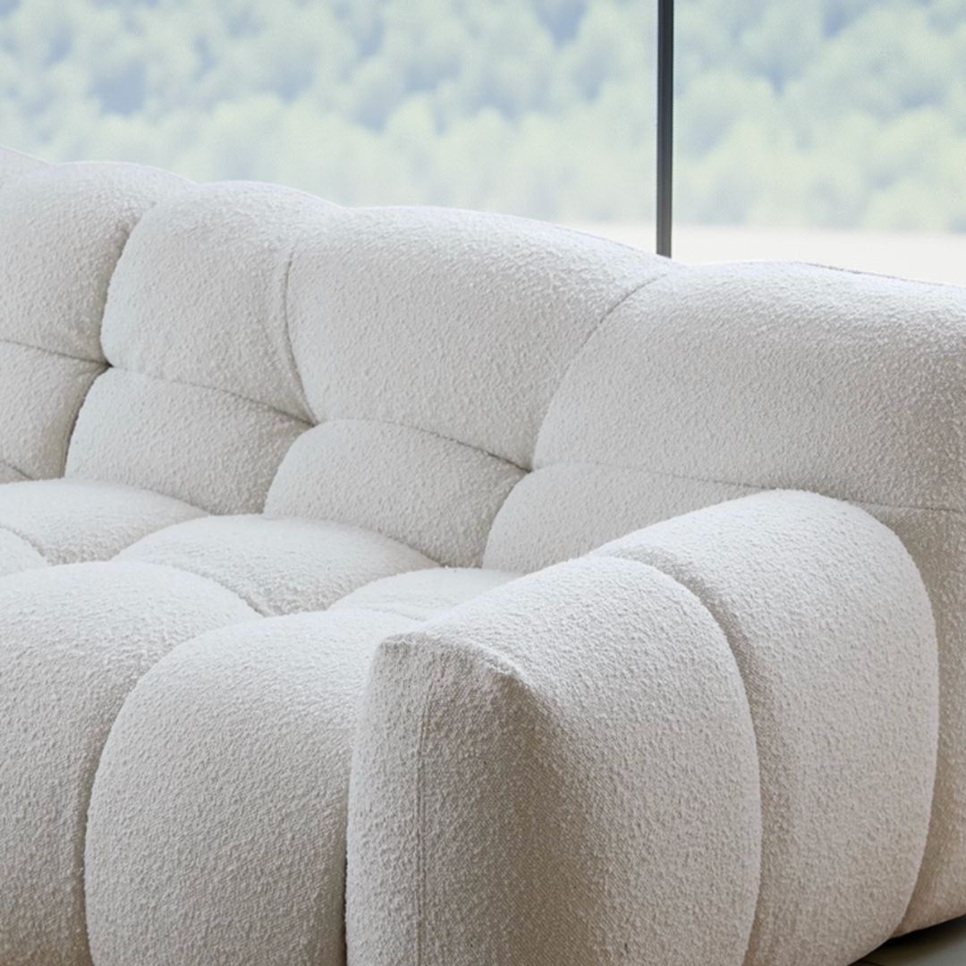 Cream Style Puff Sofa
