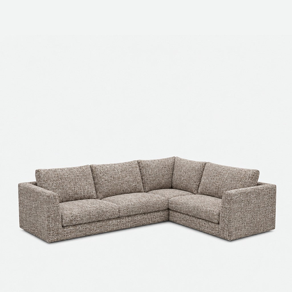 Katrine modular corner sofa fabric L-shape – Field Bisque