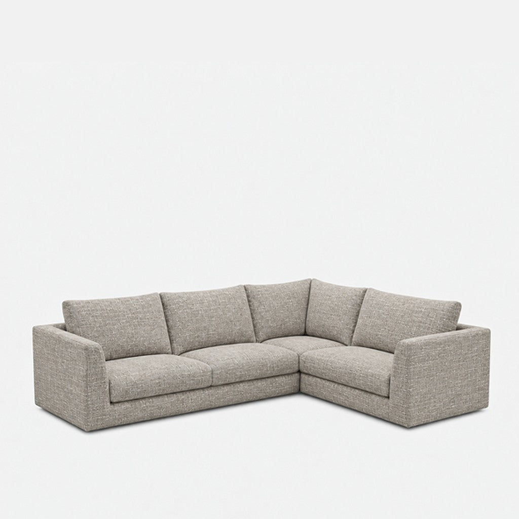 Katrine modular corner sofa fabric L-shape – Field Herb