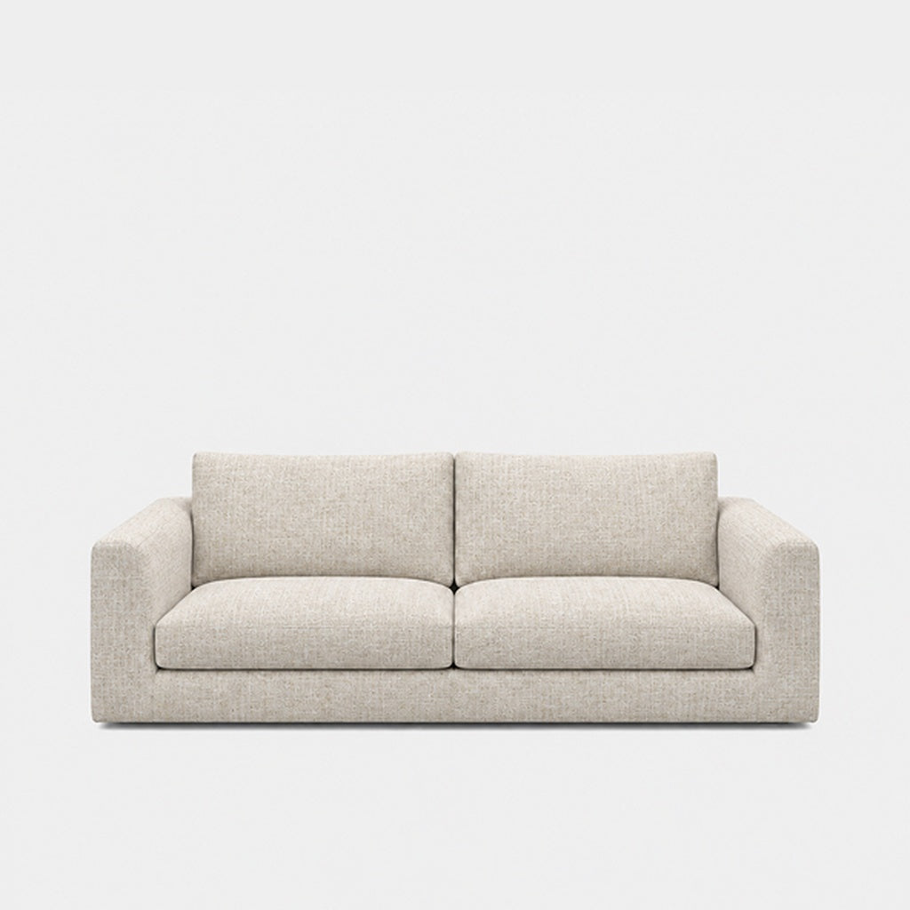 Katrine 2-seater fabric sofa in Field Natural