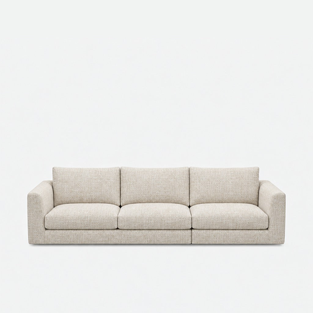 Katrine fabric 3 seater sofa – Field Natural