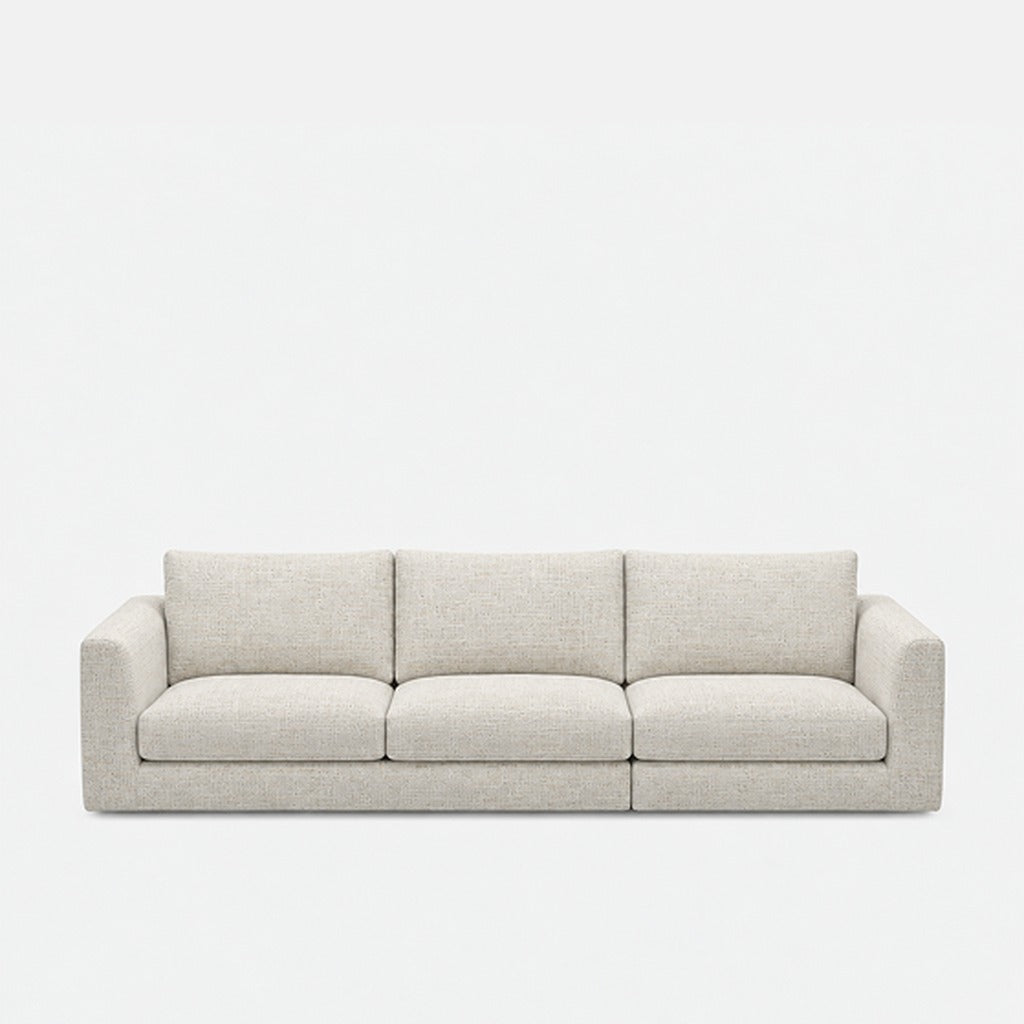Katrine fabric 3 seater sofa – Field Shell