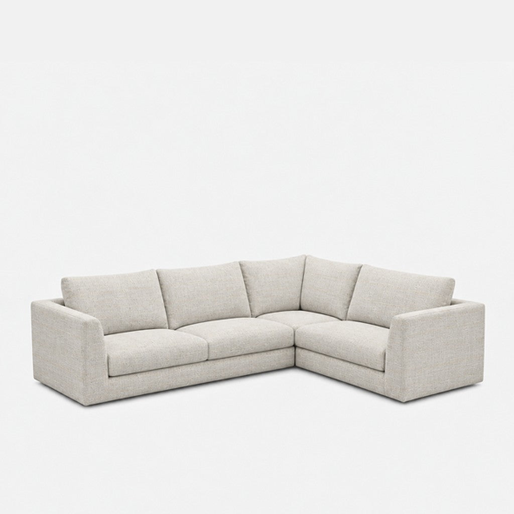 Katrine modular corner sofa fabric L-shape – Field Shell