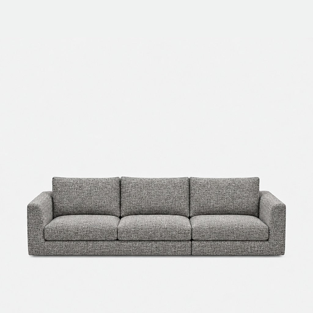 Katrine fabric 3 seater sofa – Field Slate