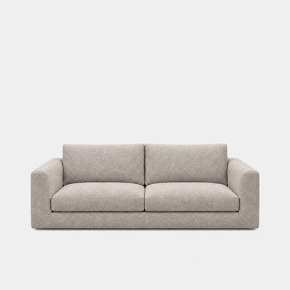 Katrine 2-seater fabric sofa in Fig Cobbestone