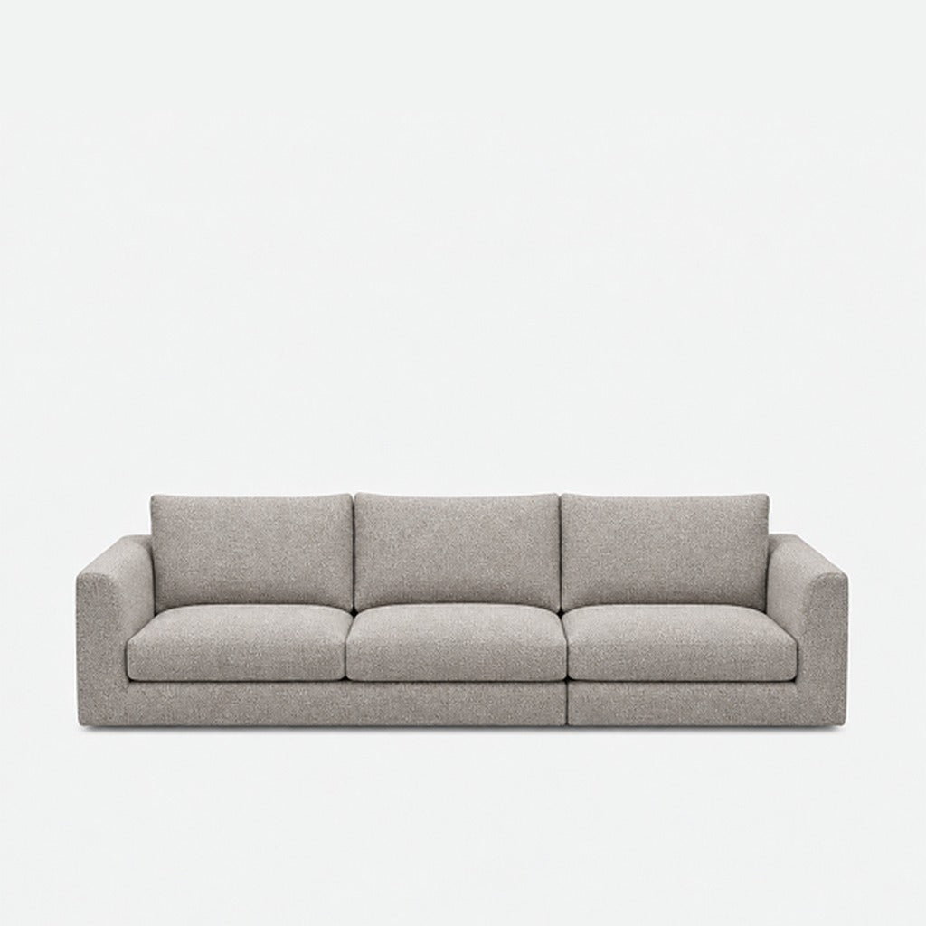 Katrine fabric 3 seater sofa – Fig Cobbestone