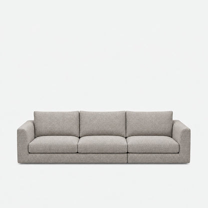 Katrine fabric 3 seater sofa – Fig Cobbestone