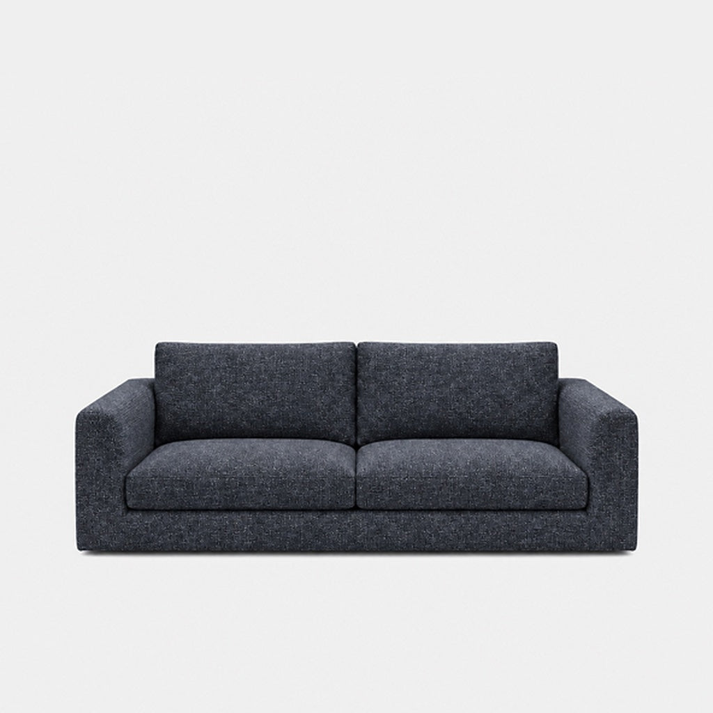 Katrine 2-seater fabric sofa in Fig Indigo