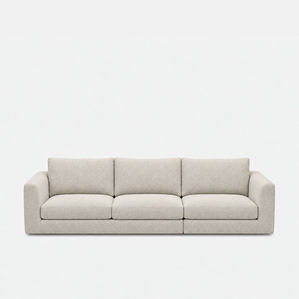 Katrine fabric 3 seater sofa – Fig Sandshell