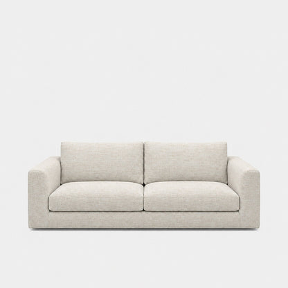 Katrine 2-seater fabric sofa in Glowy Cream