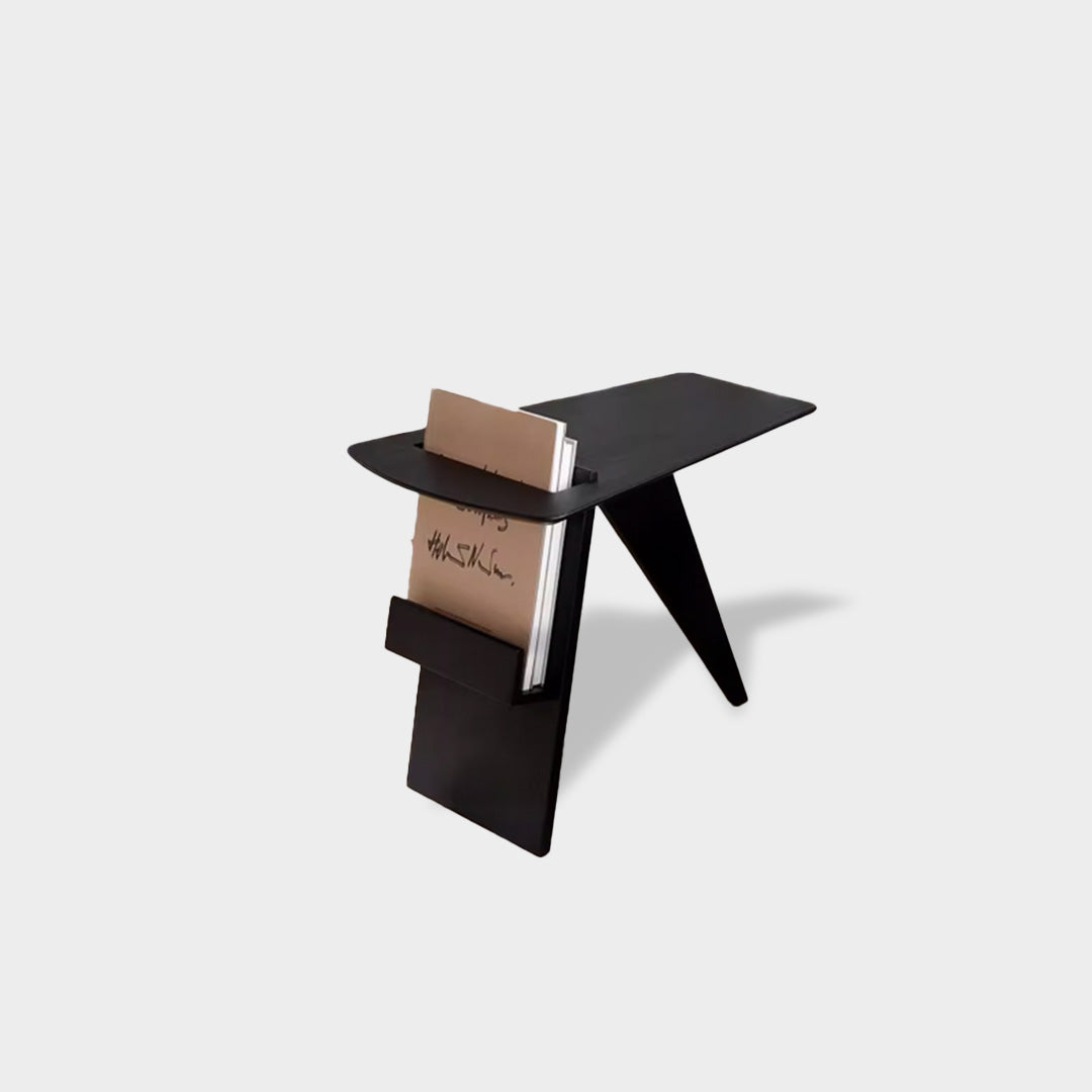 Helga Black Bookshelf Coffee Table