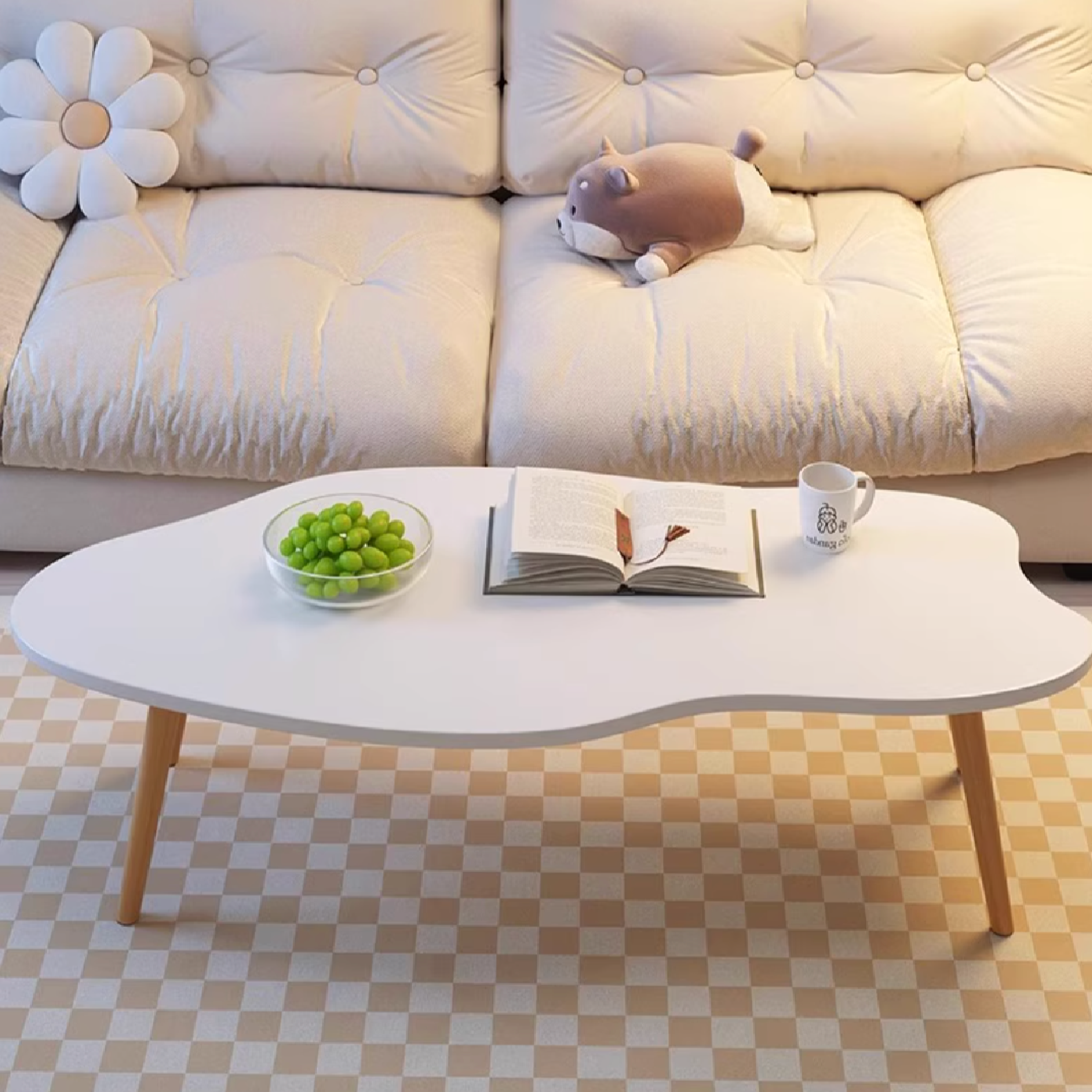 Cream Cloud Coffee Table