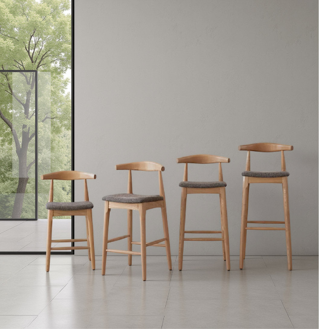Solid Wood Bar Stool