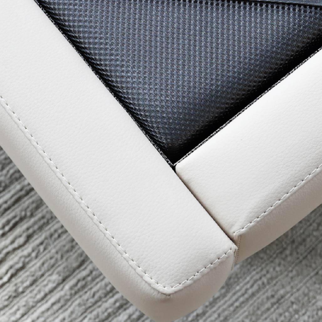 Elin Italian Leather Modern Bed