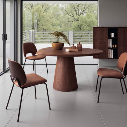 Joakim Oval Walnut Dining Table Set