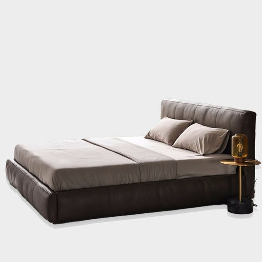 Jorgen Italian Retro Leather Bed