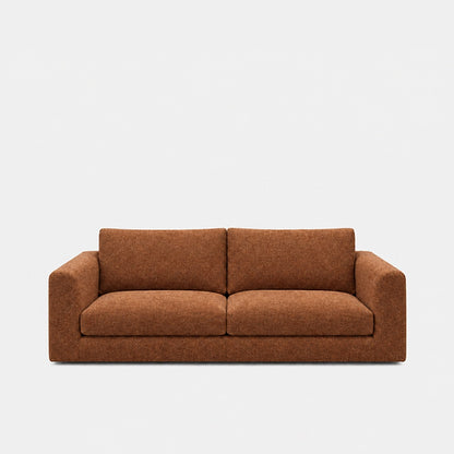 Katrine 2-seater fabric sofa in Judy Amber