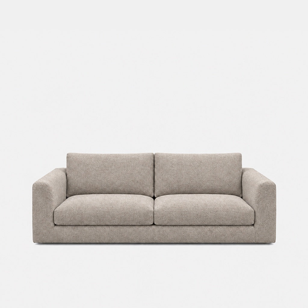 Katrine 2-seater fabric sofa in Judy Sand
