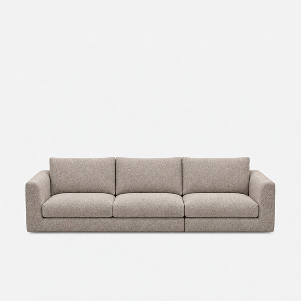 Katrine fabric 3 seater sofa – Judy Sand