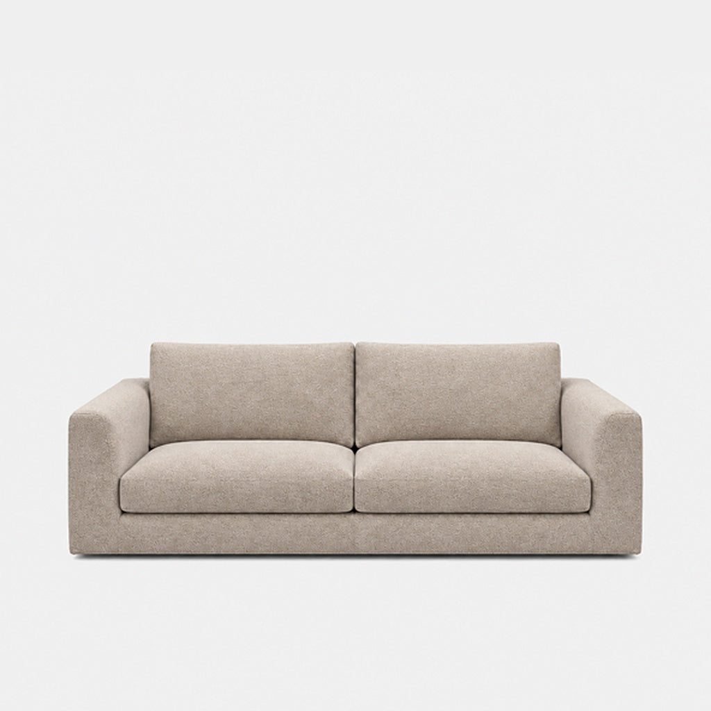 Katrine 2-seater fabric sofa in Judy Shell