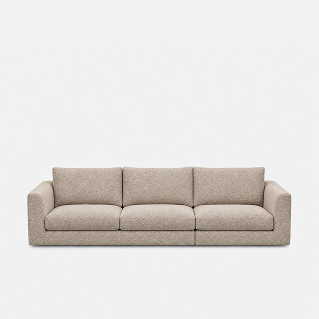 Katrine fabric 3 seater sofa – Judy Shell