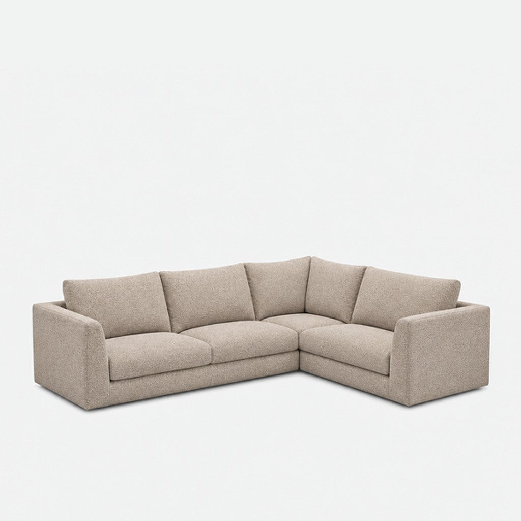 Katrine modular corner sofa fabric L-shape – Judy Shell